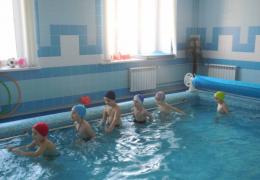 Обучение плаванию детей в нашем доу